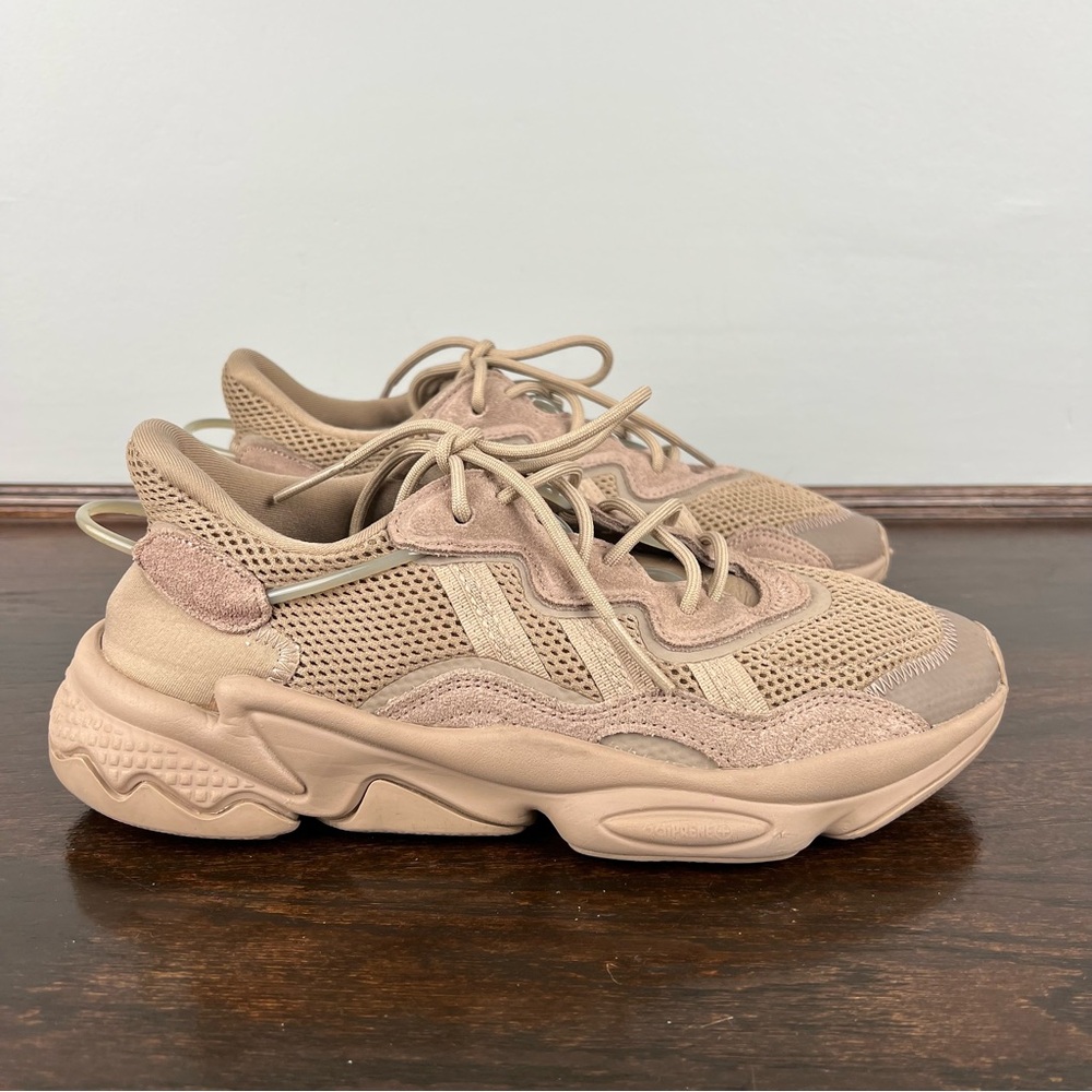 Adidas Ozweego Sneakers Womens Lace Up Casual Shoes Size 9 Brown - Picture 8 of 11